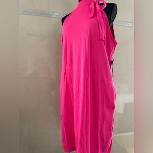 New York & Company Vibrant Pink Mini Dress